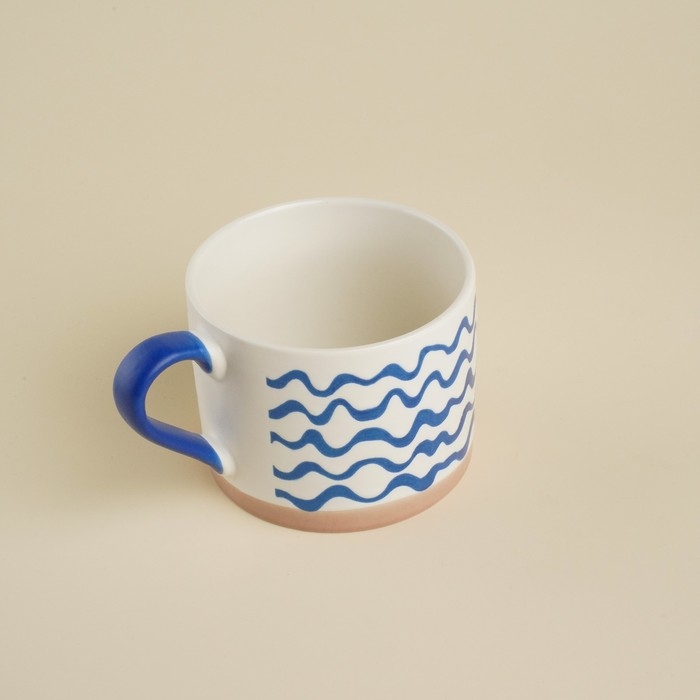 Кружка фарфоровая SL Home «Сканди», 450 мл, цвет белый Кружка фарфоровая SL Home «Сканди», 450 мл, цвет белый