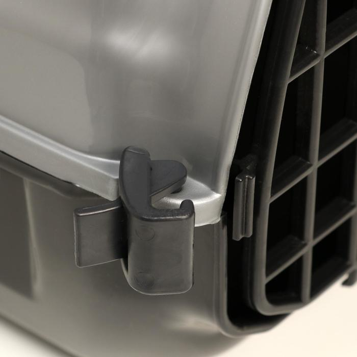 Переноска для животных Переноска для животных "Сириус", 33,5 х 31 х 50 см, серый перламутр