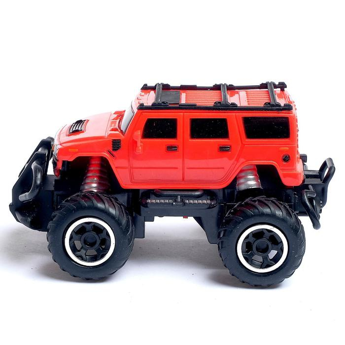 Джип радиоуправляемый &laquo;Хамер&raquo;, работает от батареек, цвет красный