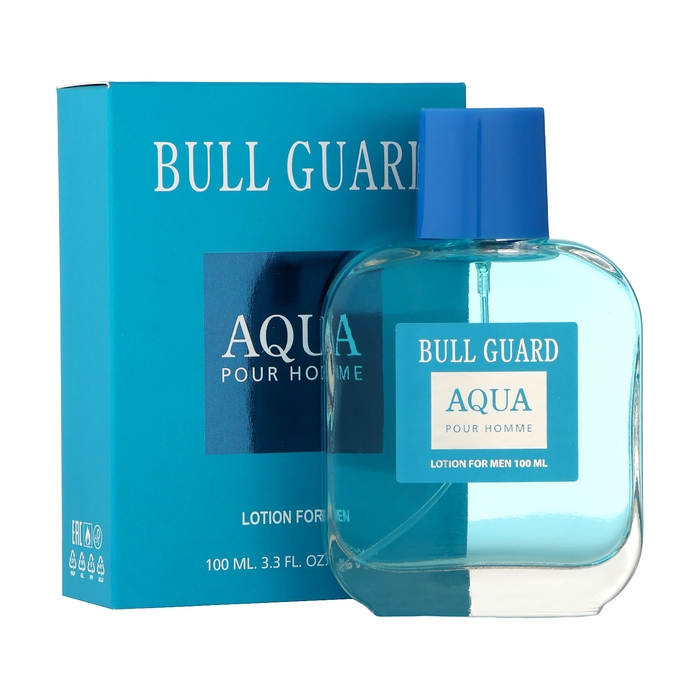 Лосьон одеколон после бритья Лосьон одеколон после бритья "Bull Guard Aqua", по мотивам Bulgari Aqua, 100 мл