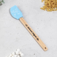 Лопатка силиконовая &laquo;Любимой бабушке&raquo; на формовой подложке, 27.5 x 5 см