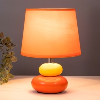 Настольная лампа "Баланс" Е14 40Вт оранжевый 17,5х17,5х23 см RISALUX