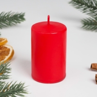 Свеча ароматическая новогодняя "Волшебства в Новом году", апельсин, 4&times;6 см, в коробке