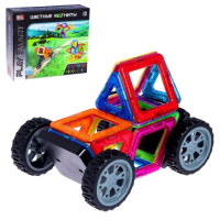 Конструктор магнитный &laquo;Цветные магниты&raquo;, 32 детали