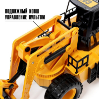 Трактор радиоуправляемый «Стройка», подвижный ковш, работает от батареек Трактор радиоуправляемый «Стройка», подвижный ковш, работает от батареек
