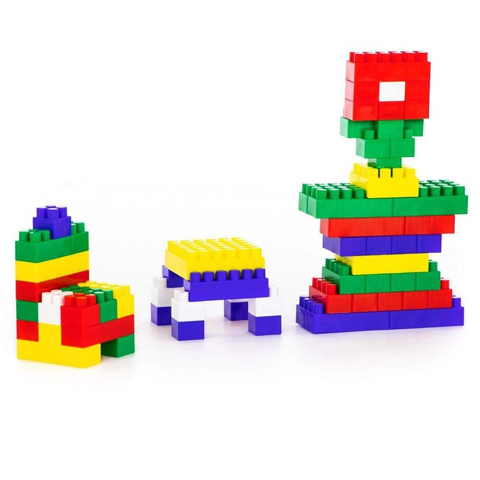 Конструктор средний, 72 элемента, МИКС