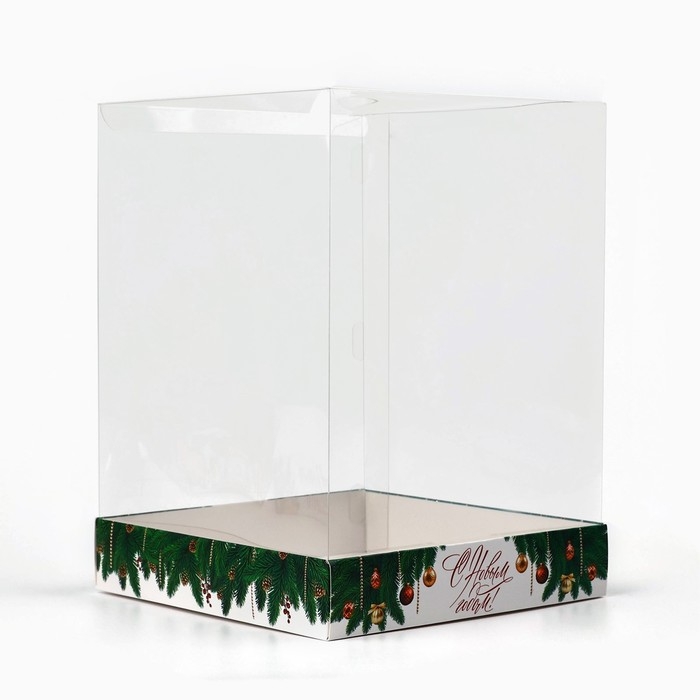 Коробка для кондитерских изделий «Новогоднее настроение», 15 х 15 х 20 см, Новый год Коробка для кондитерских изделий «Новогоднее настроение», 15 х 15 х 20 см, Новый год