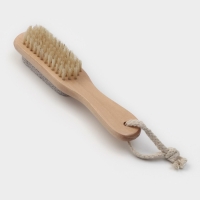Щётка - пемза для тела с ручкой Доляна, натуральная щетина Щётка - пемза для тела с ручкой Доляна, натуральная щетина