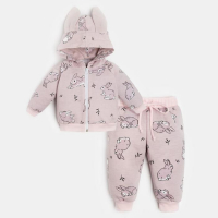 Комплект: толстовка и брюки Крошка Я &laquo;Зайчик&raquo; рост 74-80 см