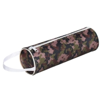 Пенал-тубус школьный на молнии "Миллитари" Calligrata, хаки Пенал-тубус школьный на молнии "Миллитари" Calligrata, хаки