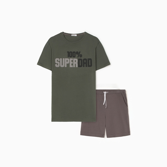 Пижама мужская KAFTAN "Super dad" размер 54