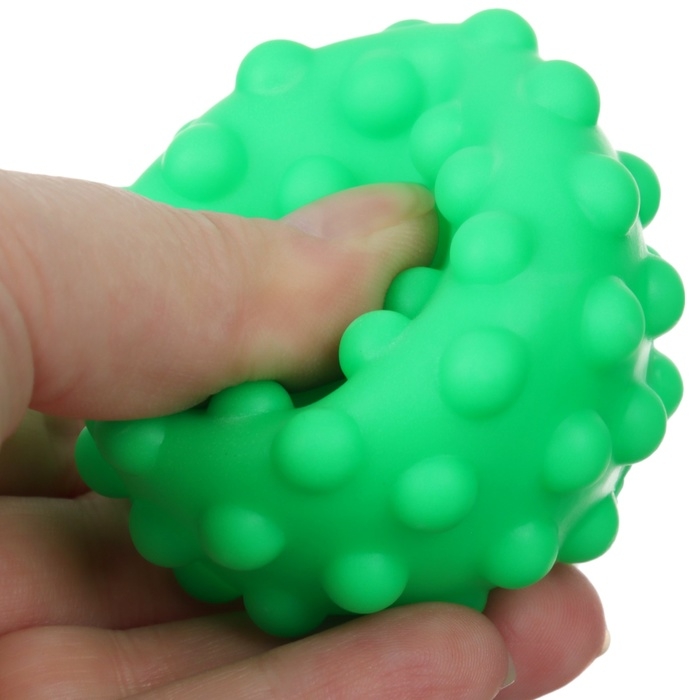 Набор для ванны &laquo;Дельфин&raquo;, мочалка с игрушкой, 2 тактильных мячика, Крошка Я