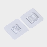 Крючки держатели двойные самоклеящиеся, набор 10 пар, 5,7×5,7×1см, цвет прозрачный Крючки держатели двойные самоклеящиеся, набор 10 пар, 5,7×5,7×1см, цвет прозрачный