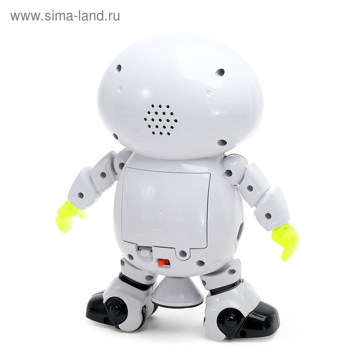 Робот &laquo;Танцор&raquo;, ездит, произвольное движение, световые и звуковые эффекты, работает от батареек