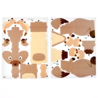 Набор для творчества создние 3D фигурки &laquo;Кенгуру&raquo;