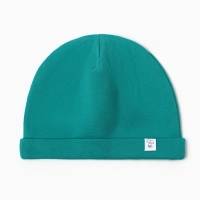 Новый год. Шапка детская MINAKU "New Year's cars", цвет зеленый, размер 44