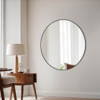 Зеркало "Чёрный матовый", настенное, 100 × 3 см Зеркало "Чёрный матовый", настенное, 100 × 3 см