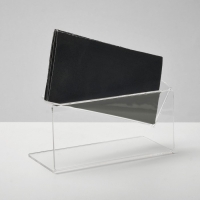 Подставка под визитки &laquo;Уголок&raquo;, 10,5&times;5&times;4 см, оргстекло 2 мм, В ЗАЩИТНОЙ ПЛЁНКЕ