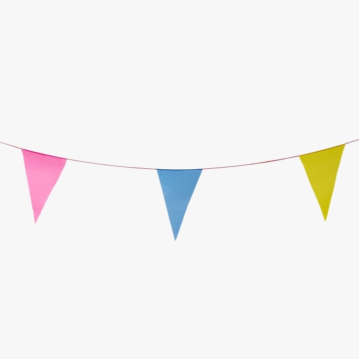 Флажки-гирлянда, l-100 м, (200 флагов), флажок 23 х 35 см