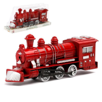 Поезд инерционный &laquo;Паровоз&raquo;, цвета МИКС