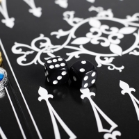 Нарды в мешочке с полем &laquo;Президент&raquo;, 13 х 20 см