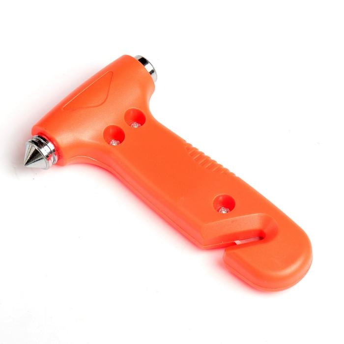 Аварийный молоток с ножом для ремня, 7&times;12.5 см