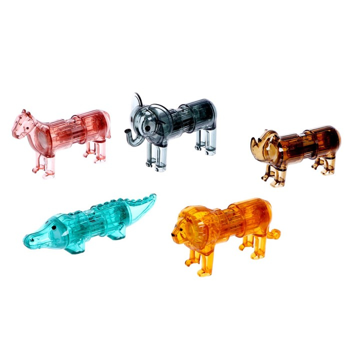 Конструктор магнитный для малышей &laquo;Магические палочки с животными&raquo;, 35 деталей