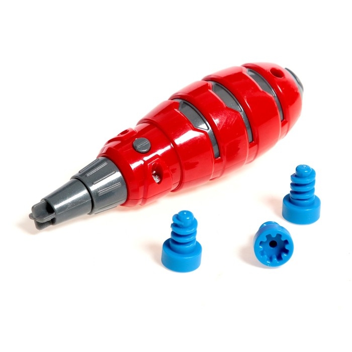 Робот собака &laquo;Роборекс&raquo;, винтовой конструктор, интерактивный: световые эффекты, 19 деталей, на батарейках, цвет красный