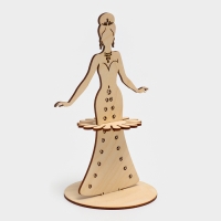 Салфетница деревянная Доляна &laquo;Прекрасная невеста&raquo;, 21,5&times;14,5 см