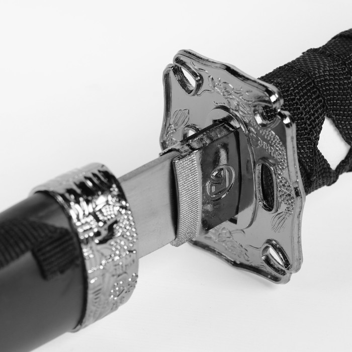 Сув. изделие катаны 3в1 на подставке, ножны дерево, дракон черные 51/71/100см Сув. изделие катаны 3в1 на подставке, ножны дерево, дракон черные 51/71/100см