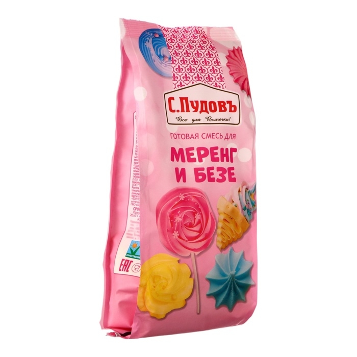 Смесь для меренг и безе Смесь для меренг и безе "С.Пудовъ", 200 г