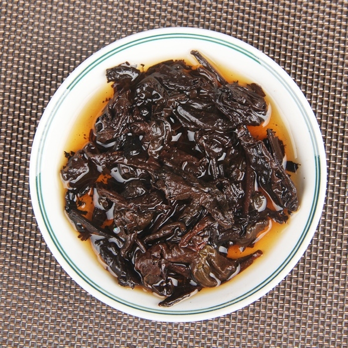 Китайский выдержанный черный чай "Шу Пуэр. Старый финик", 250 г, 2019 г, Юньнань, кирпич