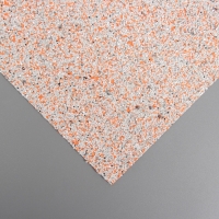 Лист для творчества иск.кожа "Блёстки" бело-оранжевый лист 33х20 см толщина 1,6 мм