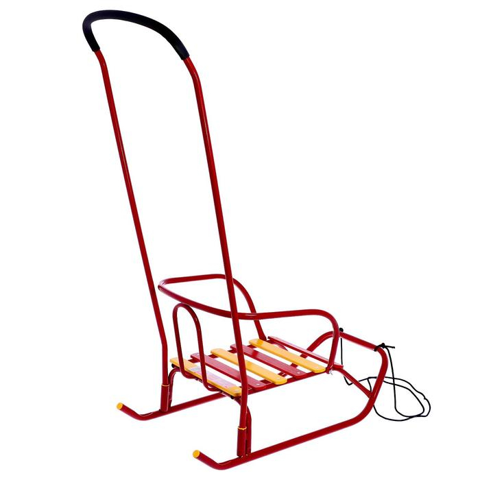 Санки &laquo;Ветерок 2&raquo;, цвет алый