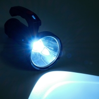 Фонарь светодиодный аккумуляторный ручной, 10+5 Вт, JL-501, 2000 мАч, XPE, USB Фонарь светодиодный аккумуляторный ручной, 10+5 Вт, JL-501, 2000 мАч, XPE, USB