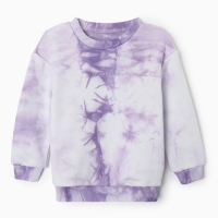 Свитшот «Тай-дай» детский, цвет лаванда, рост 128 см Свитшот «Тай-дай» детский, цвет лаванда, рост 128 см