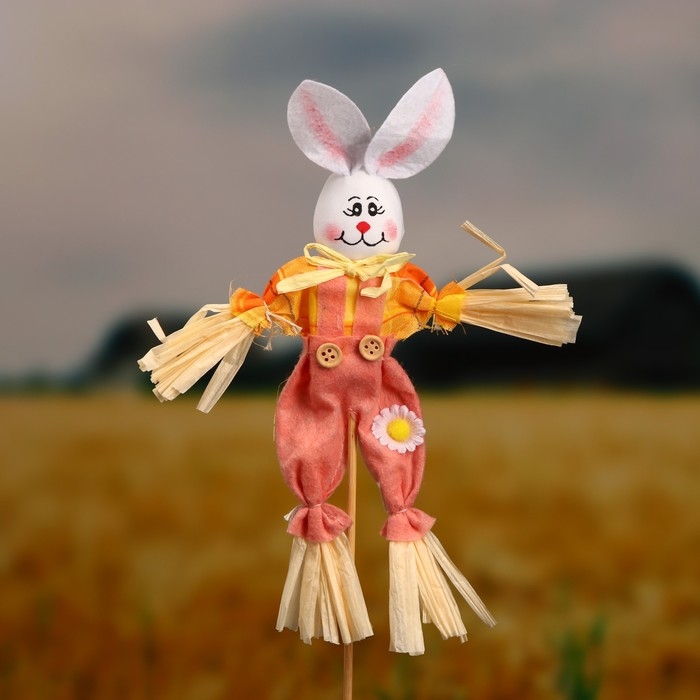 Огородное пугало &laquo;Заяц&raquo;, h = 50 см, МИКС, Greengo