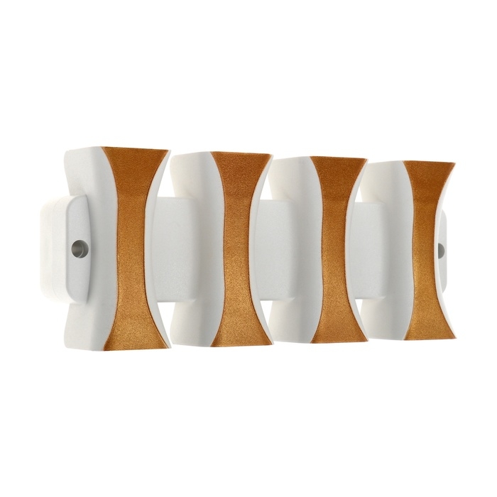 Светильник фасадный &laquo;Элегант&raquo;, FSD-041, 8 Вт, 3000К, 4 луча, IP65, 220 В, пластик, белый