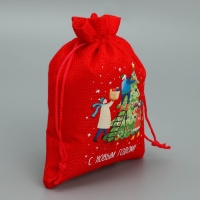 Мешок с термонаклейкой «Забота», 13 х18 см +/- 1.5 см, Новый год Мешок с термонаклейкой «Забота», 13 х18 см +/- 1.5 см, Новый год