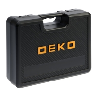 Дрель-шуруповерт DEKO Banger 20V, 20 В, 2х1.5 Ач, кейс + набор инструментов 63 предмета Дрель-шуруповерт DEKO Banger 20V, 20 В, 2х1.5 Ач, кейс + набор инструментов 63 предмета