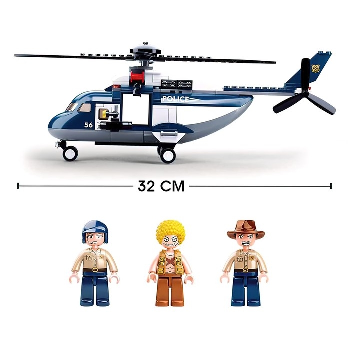 Конструктор Полиция &laquo;Погоня&raquo;, 285 деталей