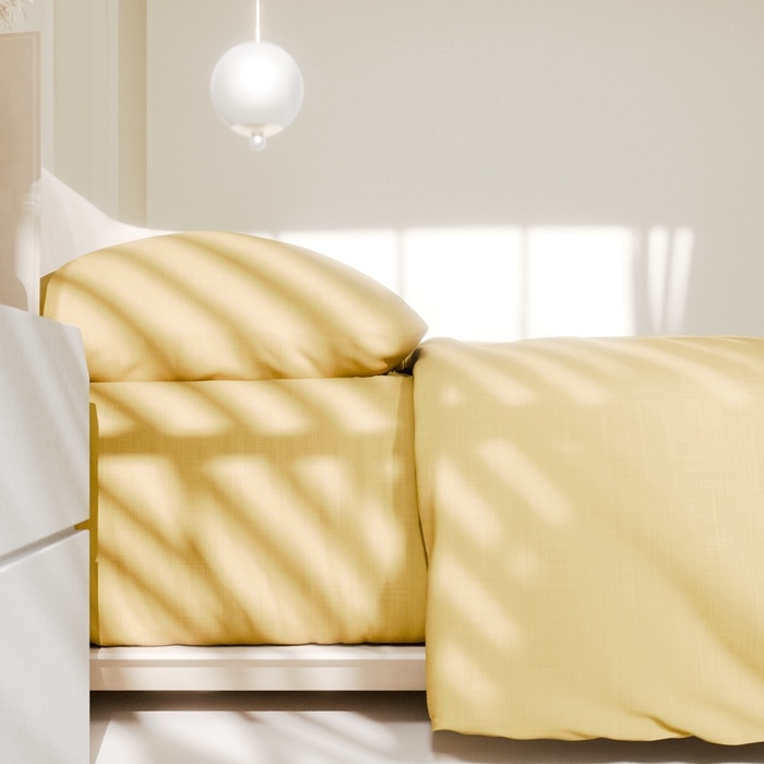 Постельное бельё Этель дуэт "Солнечное утро" 143*215- 2 шт, 220*240, 70*70-2 шт, поплин 125 г/м2