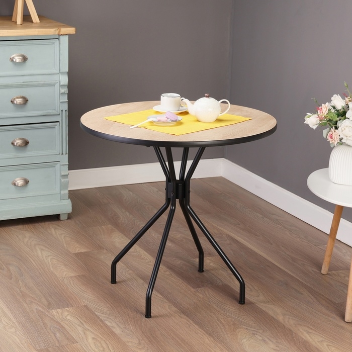 Стол кухонный Рунд ЛДСП 22 мм, 780х780х740, Дуб ирландский Стол кухонный Рунд ЛДСП 22 мм, 780х780х740, Дуб ирландский