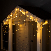 Гирлянда «Бахрома» 3 × 0.6 м, IP44, УМС, тёмная нить, 160 SMD-LED, свечение тёплое белое, 220 В Гирлянда «Бахрома» 3 × 0.6 м, IP44, УМС, тёмная нить, 160 SMD-LED, свечение тёплое белое, 220 В