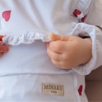 Ползунки детские MINAKU, цвет молочный, рост 68-74 см Ползунки детские MINAKU, цвет молочный, рост 68-74 см