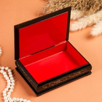 Шкатулка «Герберы», 10×14 см, лаковая миниатюра Шкатулка «Герберы», 10×14 см, лаковая миниатюра