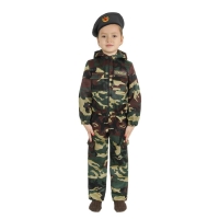 Карнавальный костюм "Спецназ", куртка с капюшоном, брюки, берет, рост 140 см Карнавальный костюм "Спецназ", куртка с капюшоном, брюки, берет, рост 140 см