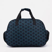 Сумка дорожная на молнии, 2 наружных кармана, длинный ремень, цвет синий Сумка дорожная на молнии, 2 наружных кармана, длинный ремень, цвет синий