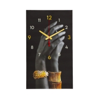 Часы-картина настенные интерьерные "Руки в золотых браслетах", бесшумные, 35 х 60 см Часы-картина настенные интерьерные "Руки в золотых браслетах", бесшумные, 35 х 60 см