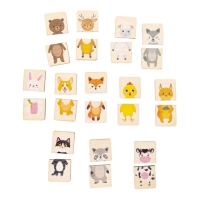 Пазлы из дерева «Половинки. Животные» Пазлы из дерева «Половинки. Животные»